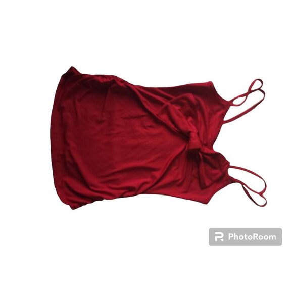 Dressfo, polyester strap blouse, red, for women, Size S, NWT - Picture 10 of 10